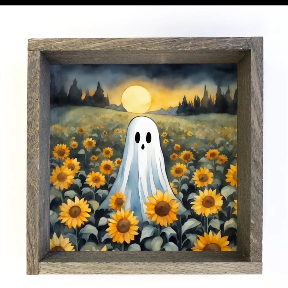 Mini canvas Halloween wall decor